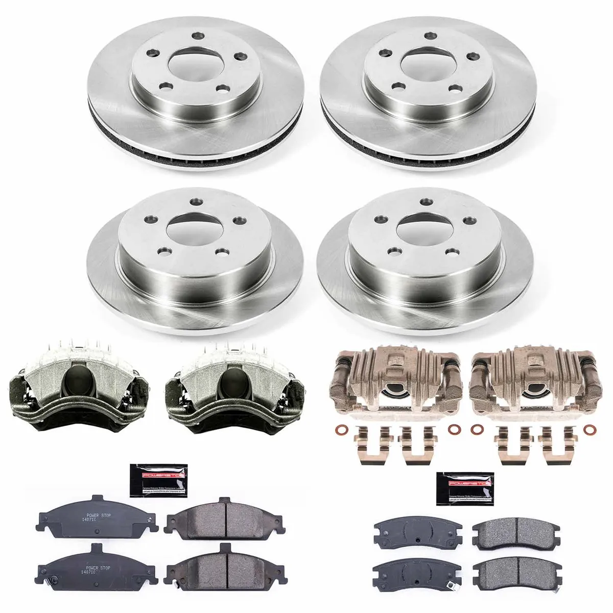 Z17 Direct Replacement Kit: Rotors; Ceramic Pads; Calipers product image