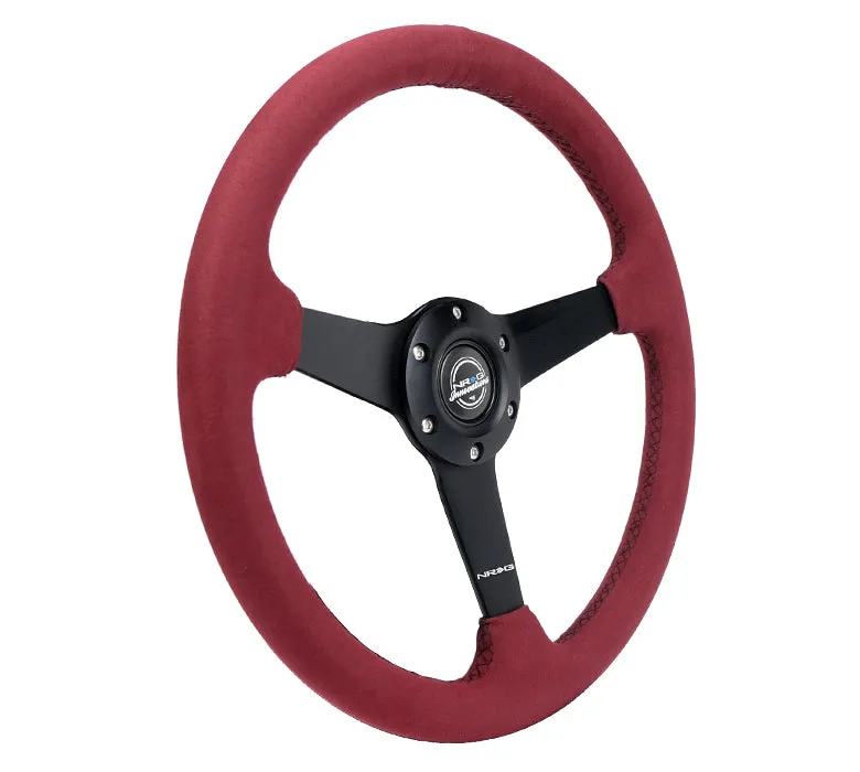 Steering Wheel 350mm 1.5 in Dish Black Alcantara product image