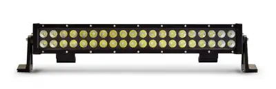 DV8 Offroad DV8 Offroad BR20E120W3W 20 in. Dual Row LED Light Bar; Black Face
