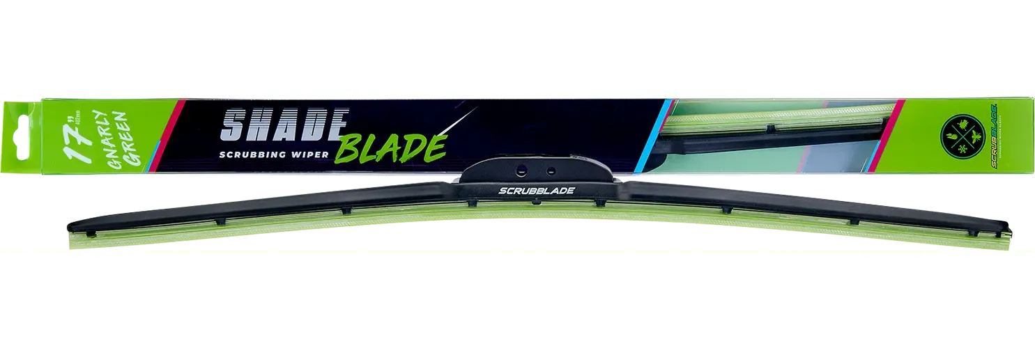 Scrubblade Scrubblade - 17 430mm Green Silicone Shadeblade Wiper Blade - CBG1700