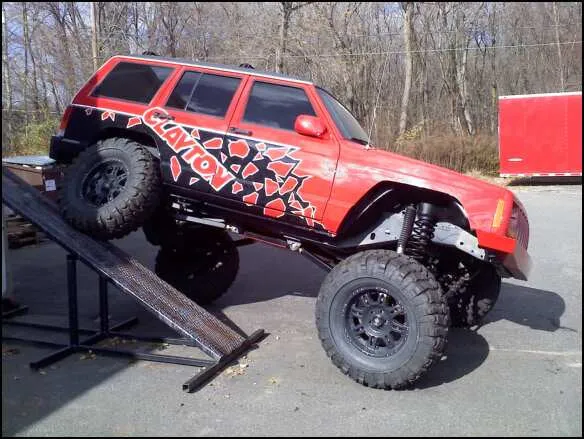 Clayton Off Road 3 Link Long Arm Lift Kit w/Rear Coil for Jeep Cherokee XJ product image