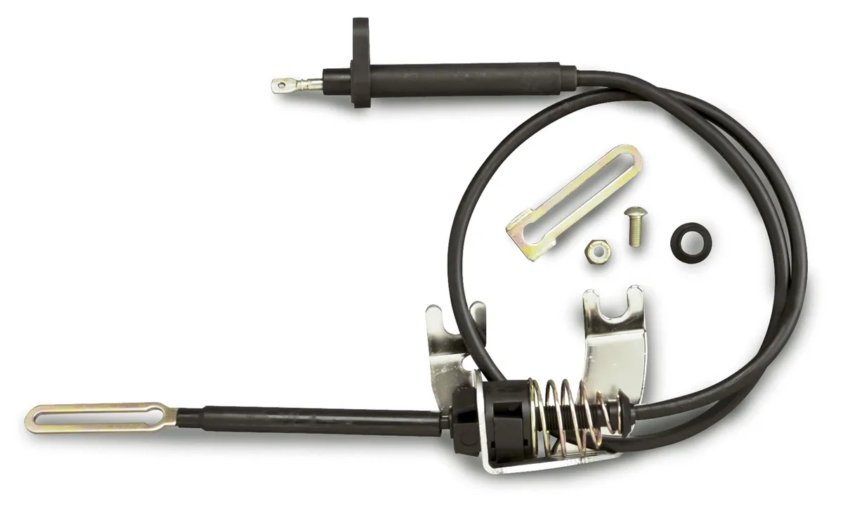 Kickdown Bracket And Cable Kit; Incl. Adjustable Black Detent/Stainless Steel Mounting Brackets/Extender; product image
