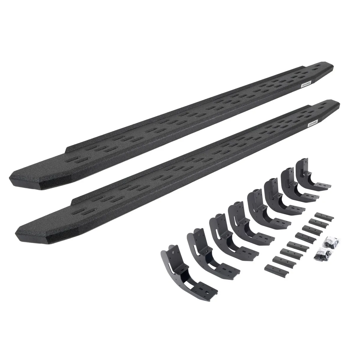Go Rhino Go Rhino 69604880T - RB30 Running Boards with Mounting Bracket Kit - Protective Bedliner Coating