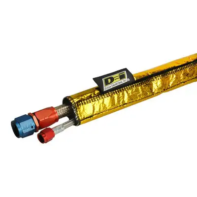 Design Engineering Dei Heat Shroud Gold 2 to 2-12 I.d. x 3ft - Gold