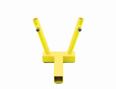 Steinjager Steinjäger Exterior Accessories Wrangler JK 2007-2018 Hitch Mount Flag Holder Holds 2 Flags Neon Yellow
