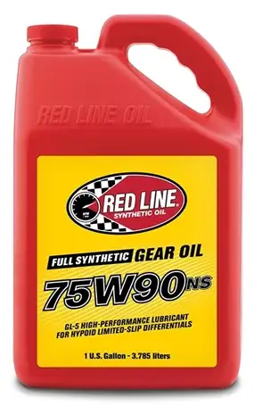 Red Line Oil 75W90NS Gear Oil Synthetic GL-5 Gear Oil For Manual Transmissions 1 Gallon Red Line Oil
