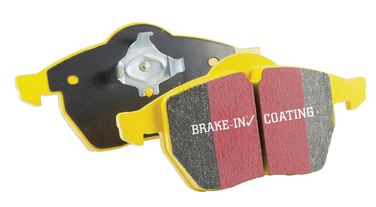 Yellowstuff Street And Track Brake Pads; FMSI Pad No. D712; Vented; 280mm Dia.; 78mm Height; 24mm Thick; 72.1mm Center Hole Dia.; Pad Dimensions: 177 x 54 x 17mm; product image