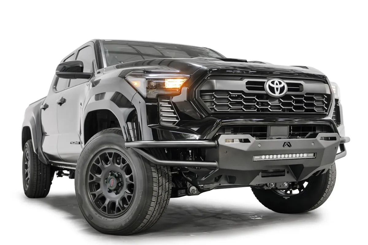 Vengeance Winch Front Bumper; w/No Guard; Black Powder Coated; product image