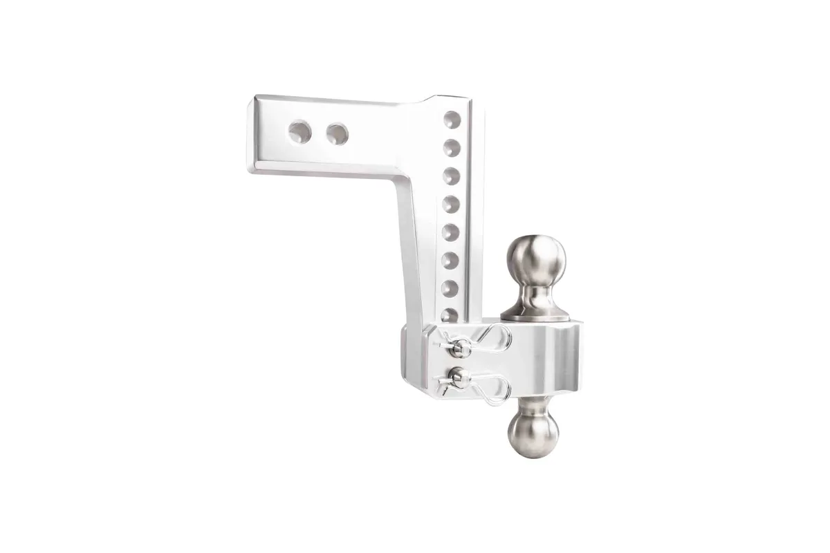 2.5" Aluminum Medium Duty Hitch 6" Drop/Rise w/ Stainless Steel Dual Ball product image