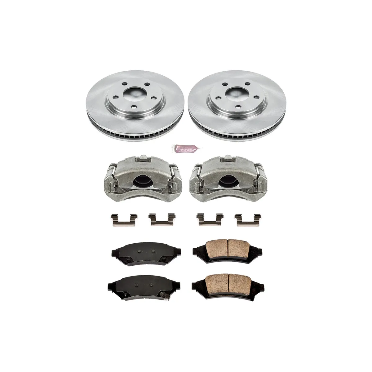 Z17 Direct Replacement Kit: Rotors; Ceramic Pads; Calipers product image