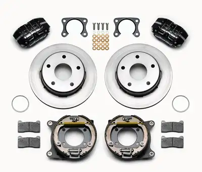 Wilwood Brakes Wilwood DPL PS Park Brake Kit Red Big Ford 2.00in Off Bronco 5 x 5.50