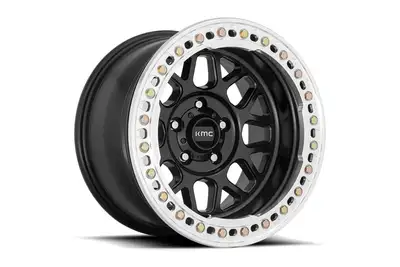 KMC Wheels KMC Wheels KM235 Grenade Crawl Beadlock Wheel 20x10 8x6.5 48mm Offset Black