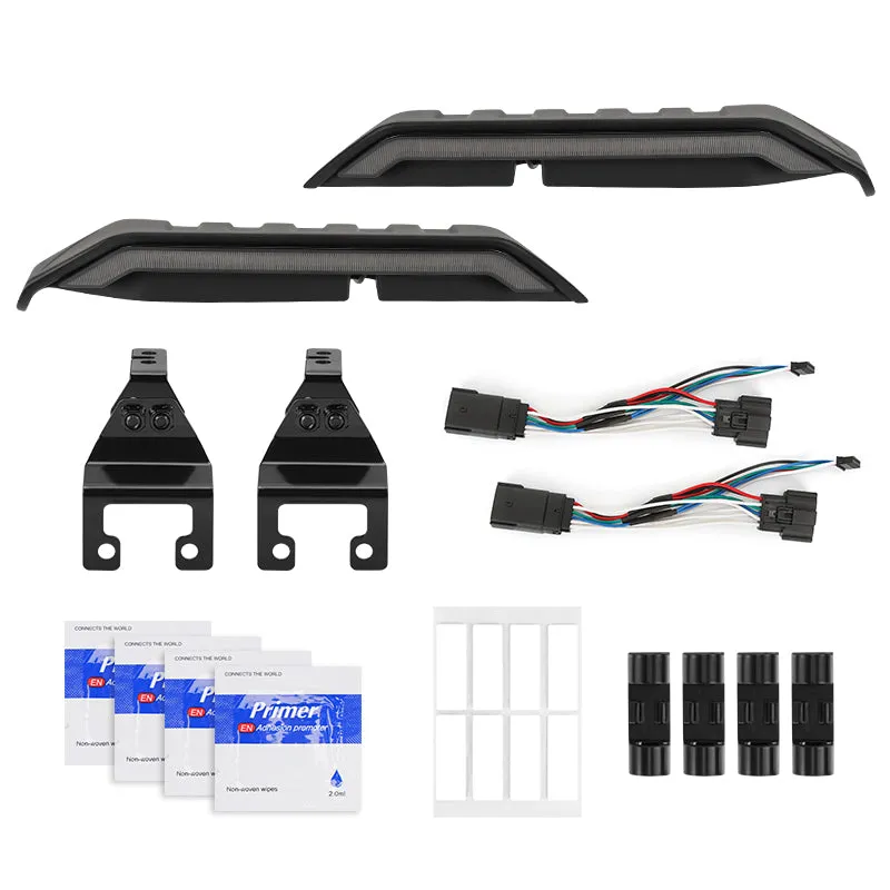 High Mount Brake Lights with Turn Signal & Reverse Lights for 18-Later Jeep Wrangler JL product image