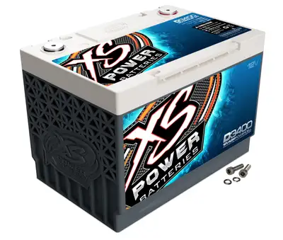 XS Power 12v Bci Group 34 Agm Battery Max Amps 3300a Ca: 1000 Ah: 65 2500w / 4000w