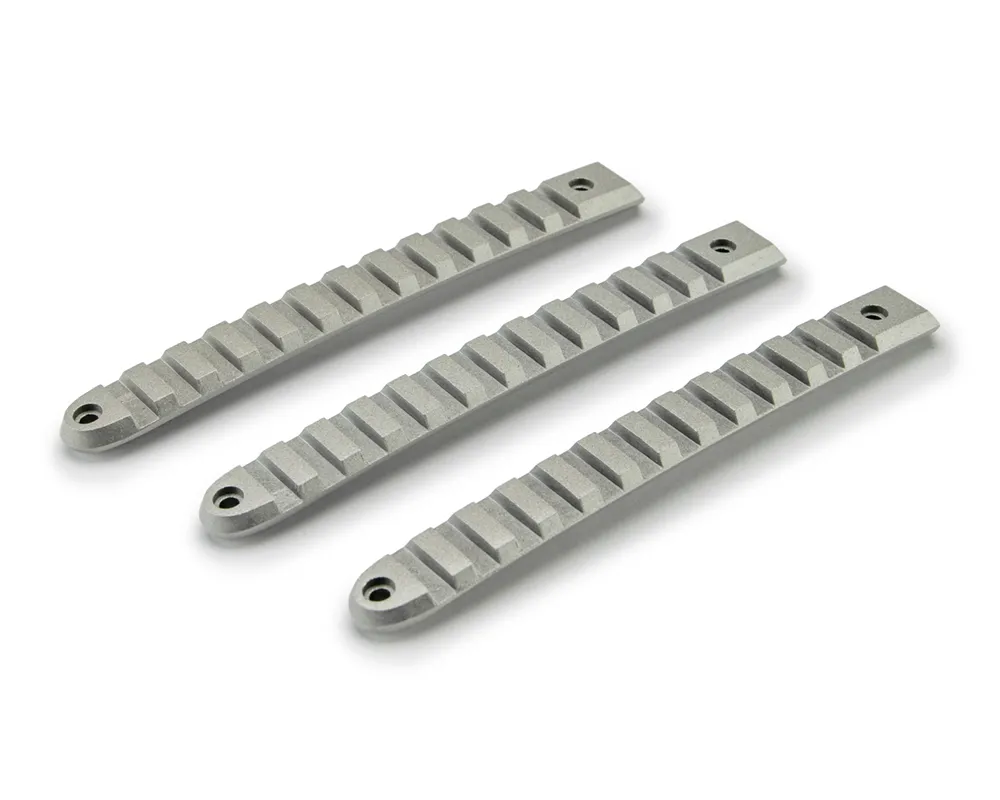 DV8 Offroad D-JP-190028-AL-3 Silver Rail Door Handle Insert; 3-Pieces product image