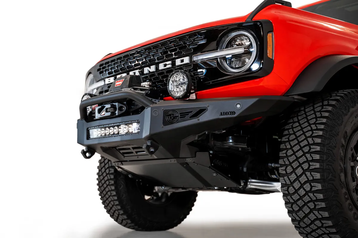 Addictive Desert Designs Rock Fighter Front Winch Bumper - Bronco 2021+ product image