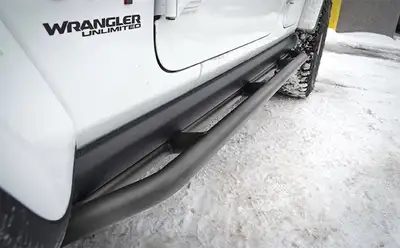 Steinjager Armor 2018 to Present Rock Sliders 4 Door JLU Bare