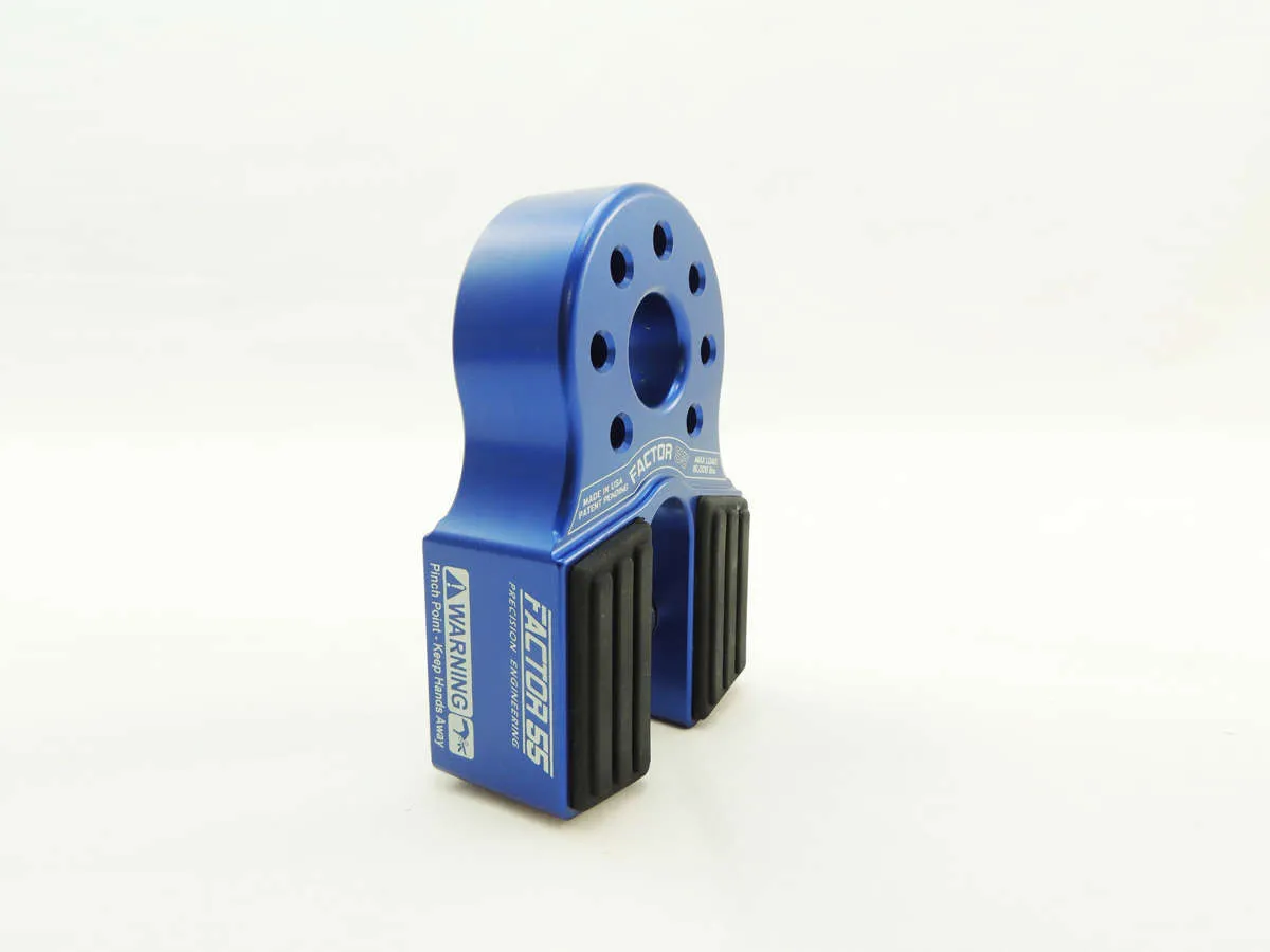Factor 55 00050-02 Flatlink Winch Shackle Mount -- Blue product image