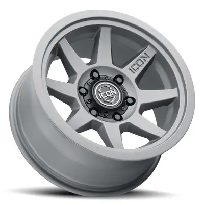 ICON Vehicle Dynamics ICON Alloys Rebound SLX, Charcoal, 17 x 8.5 / 5 x 5, -6mm Offset, 4.5" BS
