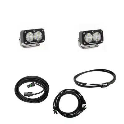 Baja Designs Jeep JL LED Light Kit Reverse Kit W/ Upfitter Dual S2 Sport W/C For 18-Pres Wrangler JL Baja Designs