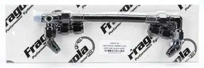 Fragola Performance Systems 6an Holley Sniper Qjet Feed Line/Black Hose. Use w/ Holley Kits 550869