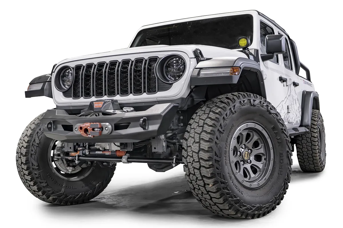 2018-2025 Jeep Wrangler JL/JT Premium Front Ghost Stubby Bumper w/ No Guard product image