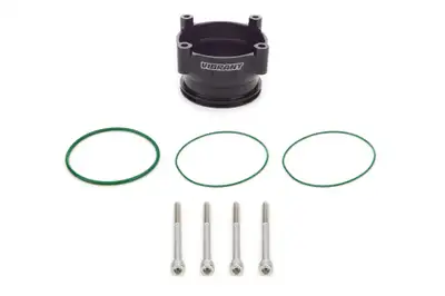 Vibrant Performance Bosch DBW Throttle Body to Adapter Hose; 3 in. HD Clamp Size; 74mm Throttle Body Size; 6061 Aluminum;