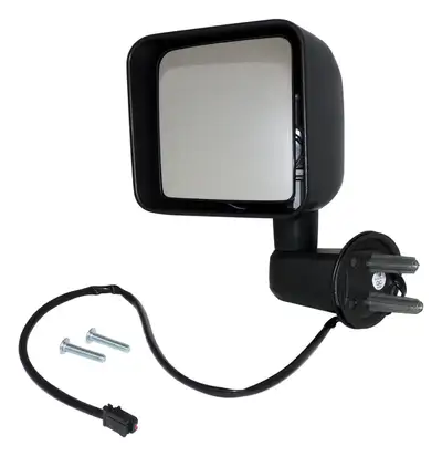 Crown Automotive Jeep Replacement Crown Automotive Jeep Replacement 68249849AD Left Power, Heated, Manual Folding Mirror for 2015-2018 Jeep JK Wrangler RHD