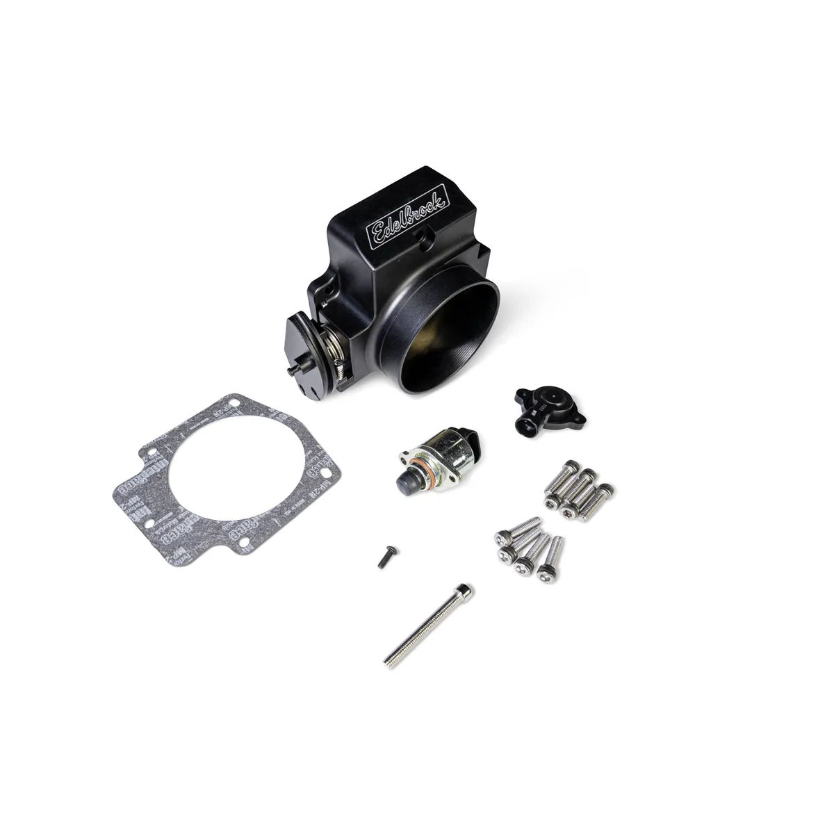 Edelbrock 39703 Edelbrock Victor LS Series 90mm Throttle Body, Black product image