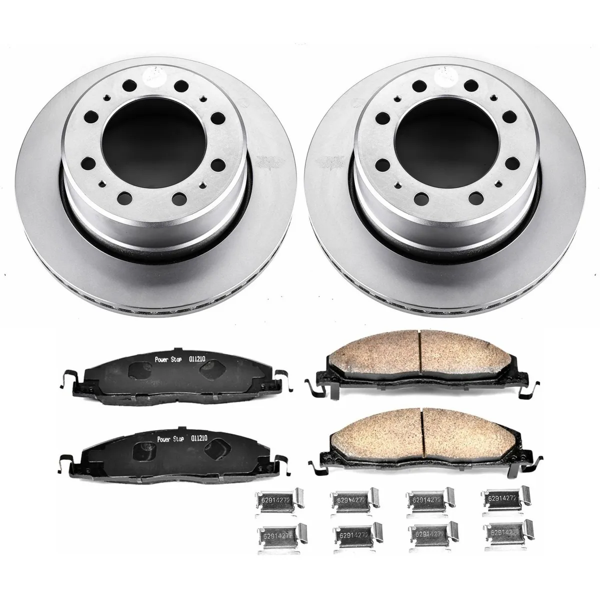 Z17 Geomet Coated Rotor Kit: Genuine Geomet Fully Coated Rotors; Ceramic Pads W/Hardware product image