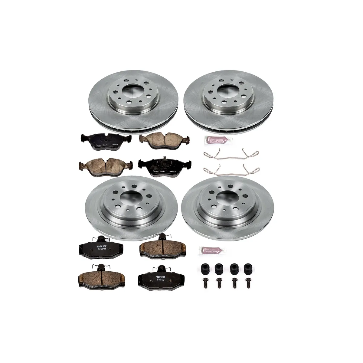Z17 Direct Replacement Kit: Rotors; Ceramic Pads W/Hardware product image