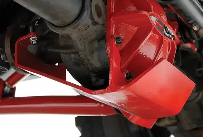 Rancho Rancho Performance Front Differential Glide Plate Dana 44 Red - JK