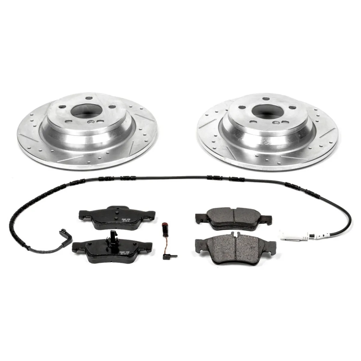 Z23 Evolution Sport Upgrade Kit: Drilled/Slotted Rotors; Carbon-Fiber Ceramic Pads W/Hardware; Pad Sensors product image