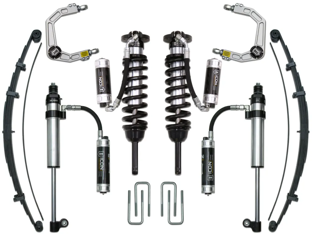 ICON Vehicle Dynamics Pricing Only 05-15 Tacoma 0-3.5inch 16-17 0-2.75inch Stage 9 Suspension System w Billet Ucaorder Components 58735c 1 58550dj 1 51101 1