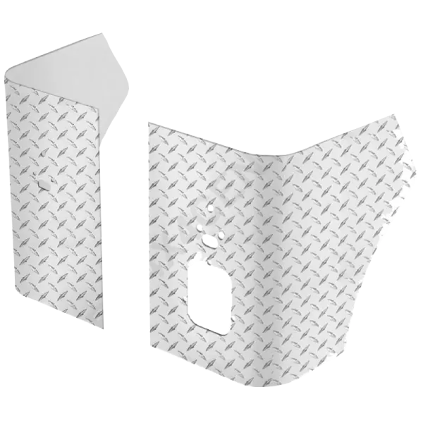 Warrior Products Dia Plate Corners 77-86 Cj7 Aluminum
