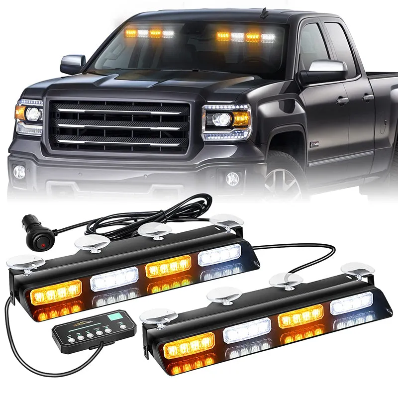LED Factory Mart Interior or Exterior LED Traffic Advisor Strobe Light Bars for Construction Trucks