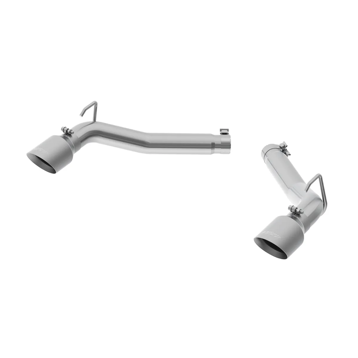 Armor Lite Axle Back Exhaust System; 3 in.; Incl. Muffler Delete Pipe/Tailpipes/Hardware/4.5 in. OD Tips; Aluminized; product image