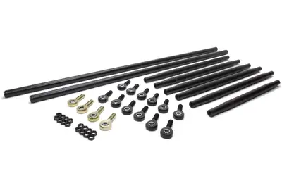 Triple X Race Components Radius Rod Kit Complete Black For Sprint Car