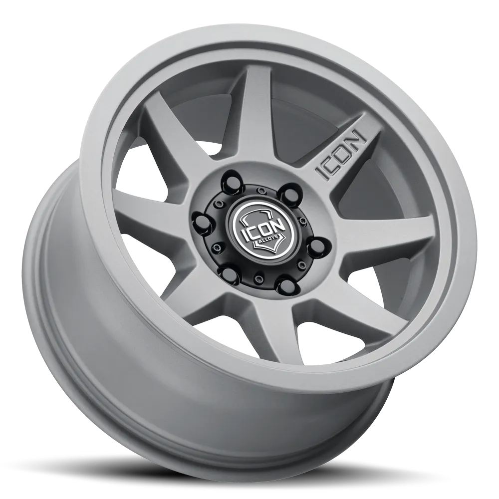 ICON Alloys Rebound SLX, Charcoal, 17 x 8.5 / 5 x 5, -6mm Offset, 4.5" BS product image