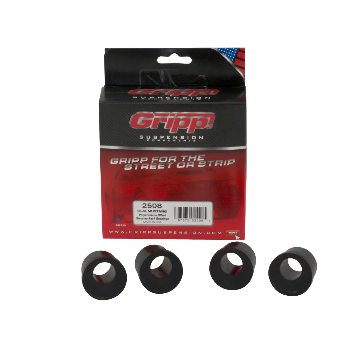 Ford Mustang Offset Steering Rack Bushing Kit Polyurethane 86-04 product image