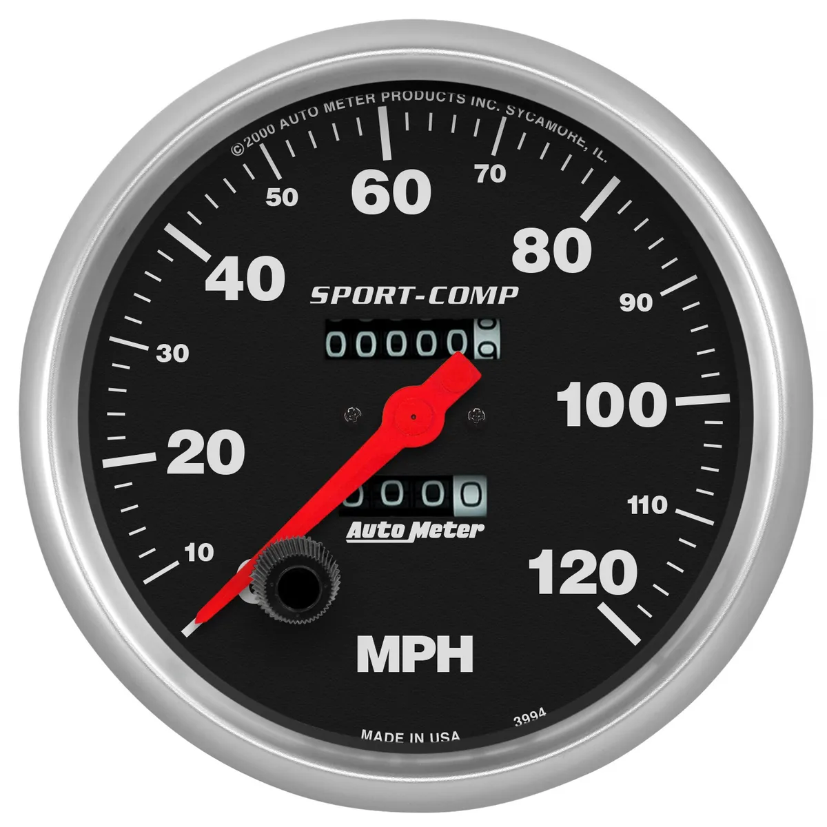 Gauge, Speedometer, 5", 120mph, Mechanical, Sport-Comp product image