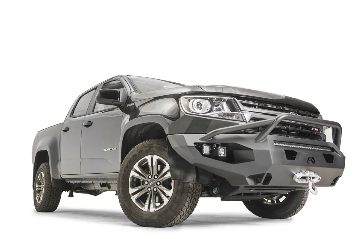 Matrix Front Bumper; w/Pre-Runner Guard; Black Powder Coat; 136 lbs. Weight; 15 in. Height; 74 in. Width; 25.5 in. Depth; product image