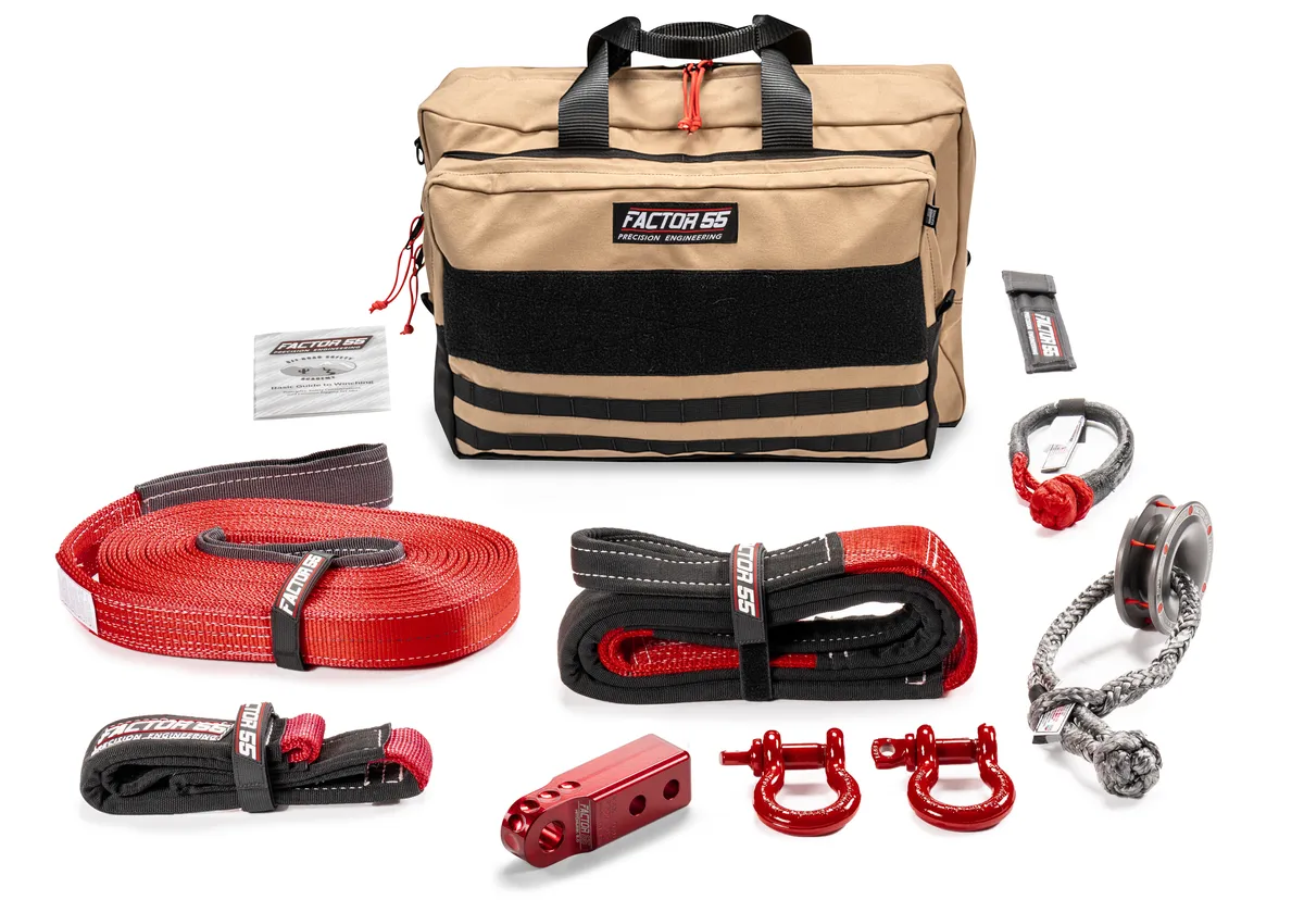 Factor 55 00475-01-Large Sawtooth Winch Accessory Kit (Red Hitchlink And Large Bag) product image