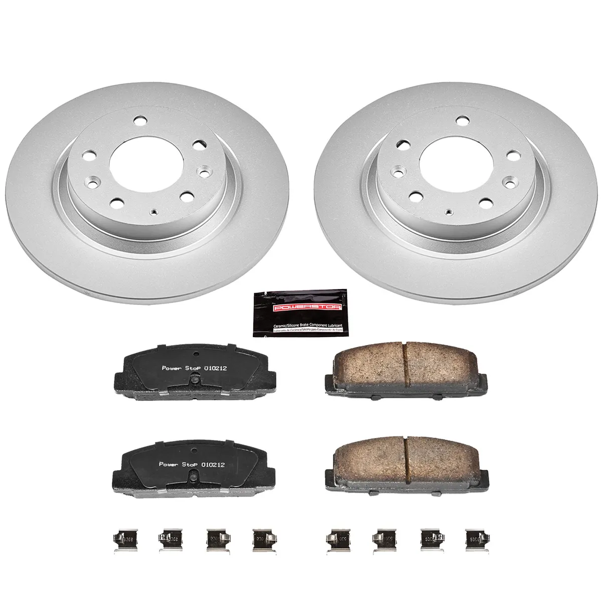 Z17 Geomet Coated Rotor Kit: Genuine Geomet Fully Coated Rotors; Ceramic Pads W/Hardware product image