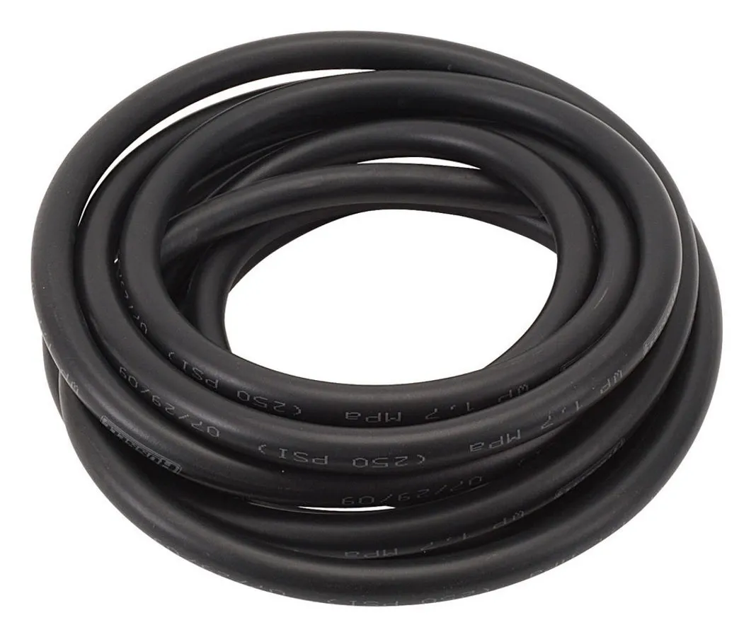 Edelbrock Twist-Lok Hose #4 Black 6ft