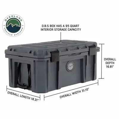Overland Vehicle Systems Stay Dry With Overland Vehicle Systems 95 Quart Dry Box Overland Vehicle Systems