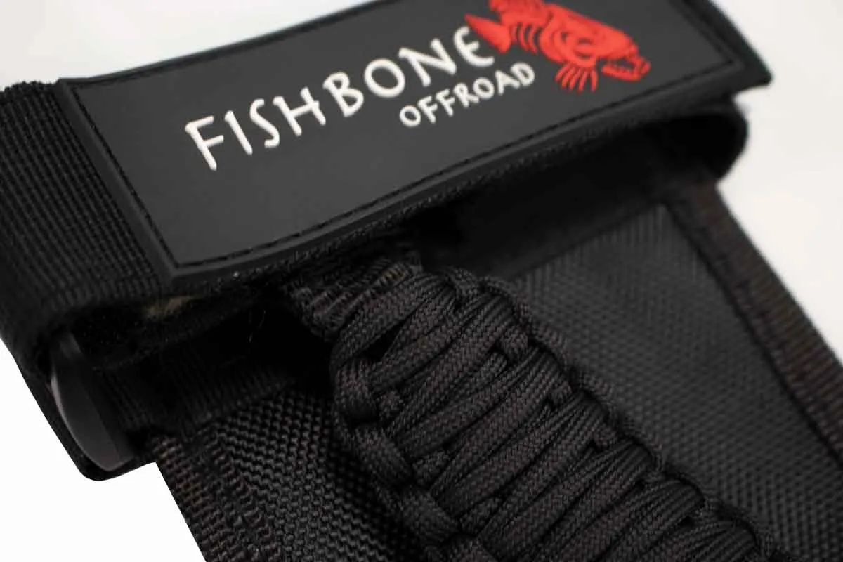 Fishbone Offroad Black Paracord Grab Handles w/ Three Straps FB55279 product image