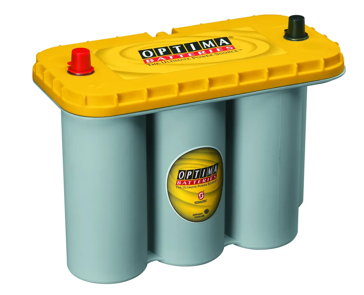 YellowTop® Deep Cycle Battery; UNBOXED; Grp. D31A;Cold Crank Amps 900;Crank Amps 1125;Res. Cap. 155;Ampere Hour 75;Automotive Terminal;L-12 13/16 in.;W-6.5 in.;H-9 3/8 in.; product image