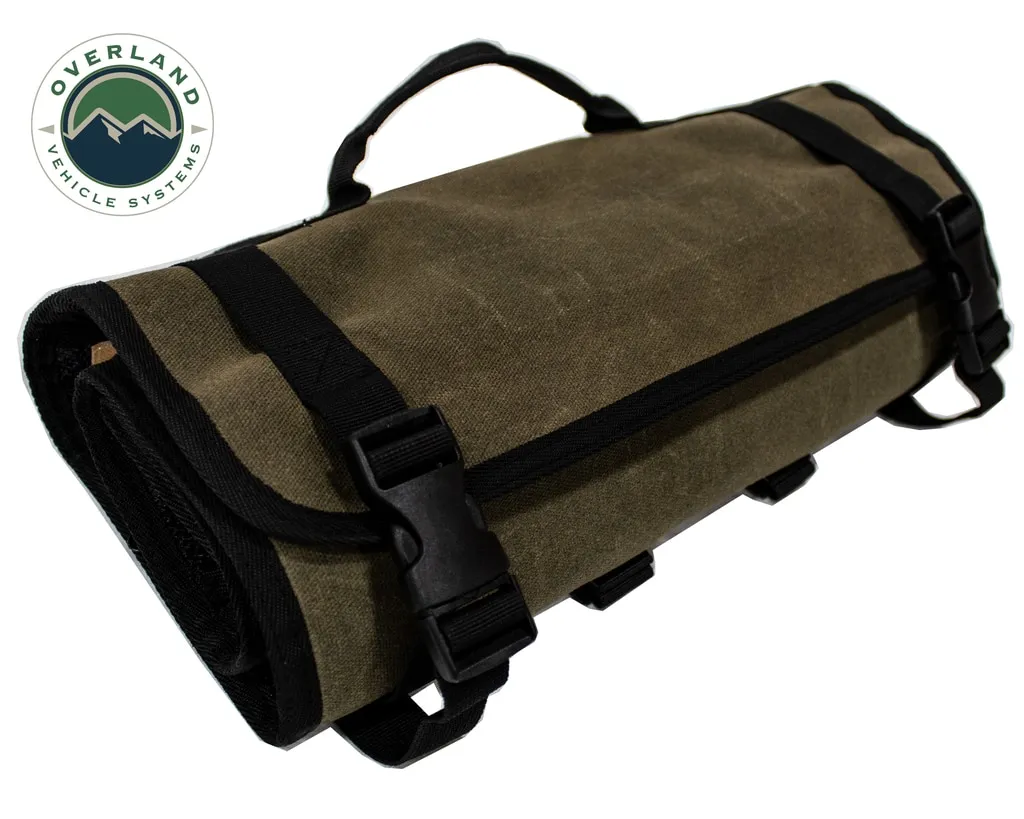 Rolled Bag First Aid - Waxed Canvas First Aid Bag for Car Overland Vehicle Systems product image