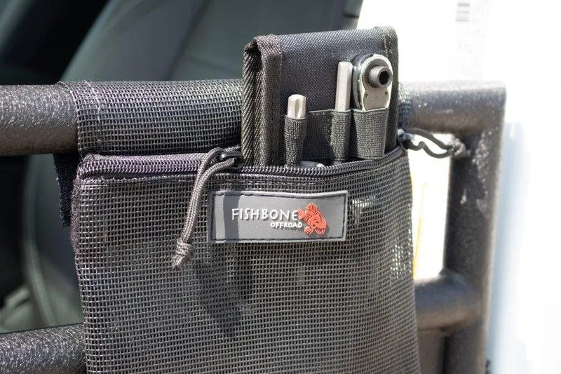 Tube Door Storage Bag For 18-Up Jeep Wrangler JL 2 Door Fishbone product image